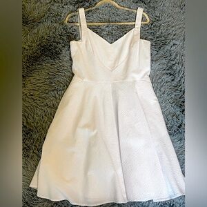 Pale Pink Seersucker Dress